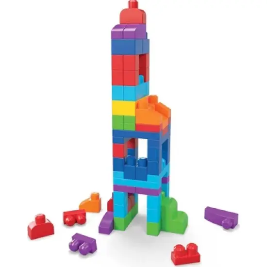 MEGA BLOKS Big Building Bag Playset - 80pcs image {2}