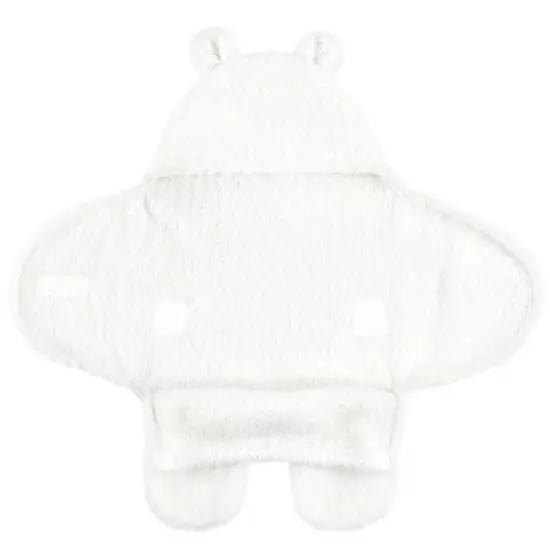 Hudson Baby Unisex Baby Animal Faux Shearling Baby Outdoor Stroller Sack Wrap, Cream, One Size image {2}