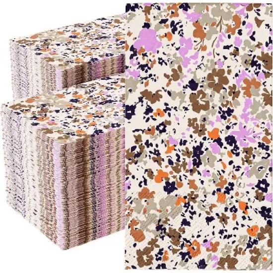 Trendables 100 Count Printed Rectangle Dinner Napkins image {11}