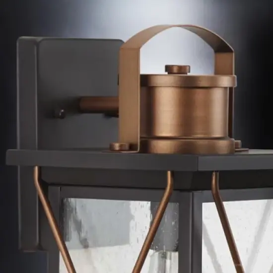 Urban Ambiance Luxury Colonial Outdoor Wall Light,  16"H x 7.5"W,  Olde Bronze Finish, UHP1233 image {5}