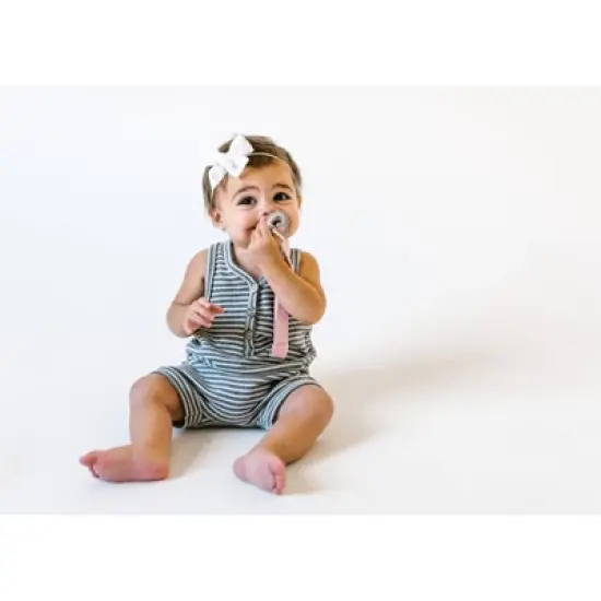 Copper Pearl Bloom Binky Pacifier Clip Set - 3ct image {7}