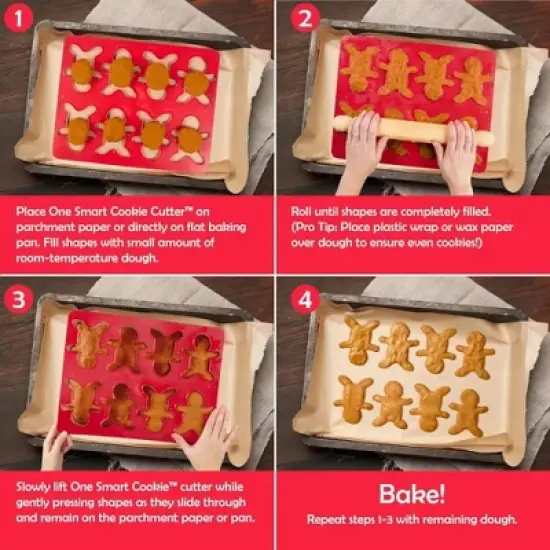 One Smart Cookie: Halloween Spooky Premium Cookie Cutters for Baking, Decorating & Shaping &ndash; Kid Friendly, Fun, Durable & Easy to Use Baking Tools image {3}