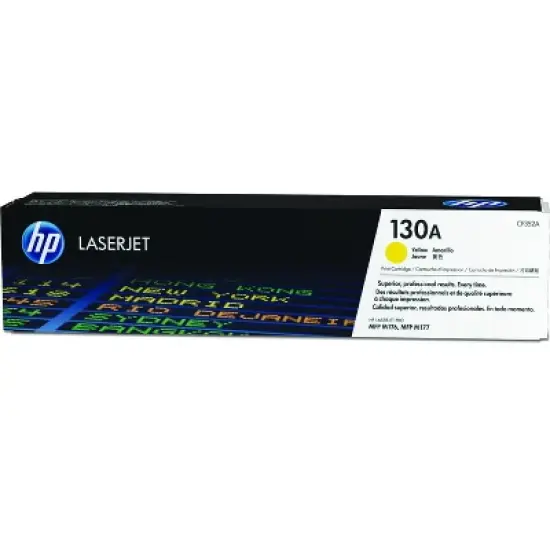 HP 130A Yellow Original LaserJet Toner Cartridge, ~1,000 pages, CF352A image {7}