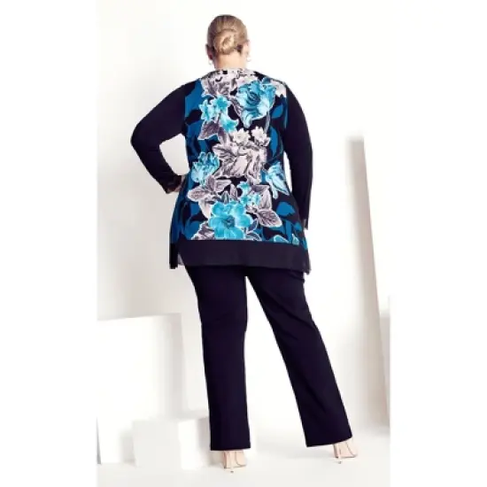 Women's Plus Size Chelsea Zip Front Top - emerald | AVENUE image {1}