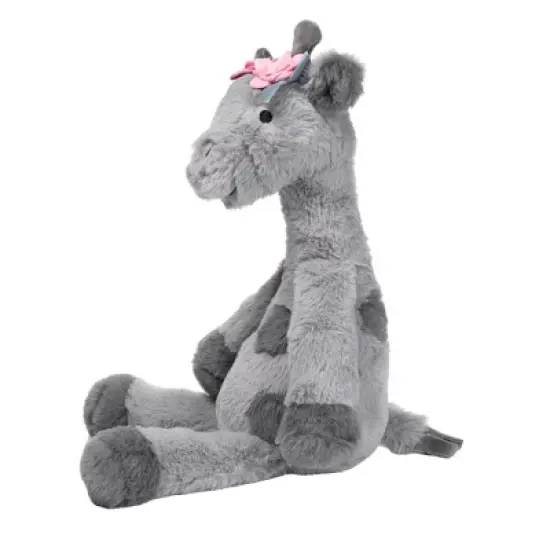 Lambs & Ivy Giraffe and a Half Gray Plush Stuffed Animal Toy - Skylar image {2}
