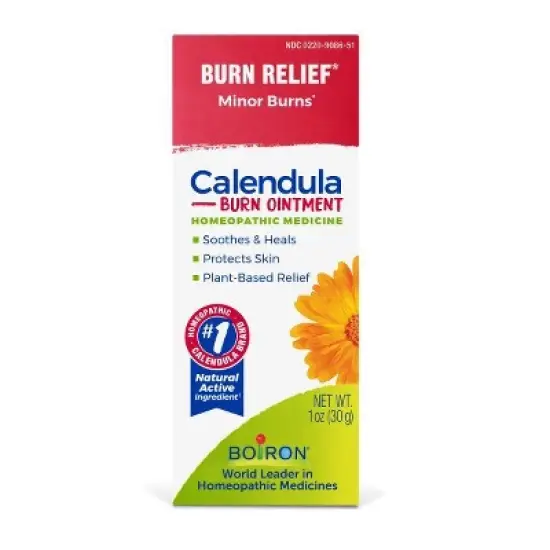 Calendula Burn by Boiron Homeopathic Medicine For Burn Relief  -  1 oz Ointment image {2}