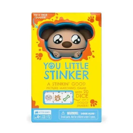 Kitten Games You Little Stinker Matching Game: Creative Board Game for Kids, Includes Dice & Play Mat image {11}