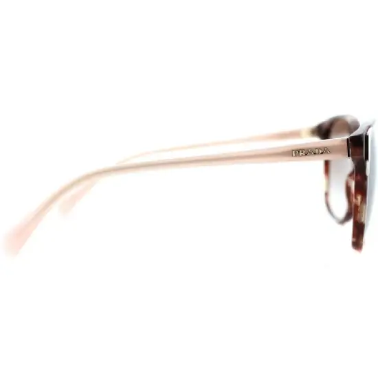 Prada PR01OS UE00A6 Womens Square Sunglasses Spotted Brown Pink 55mm image {2}