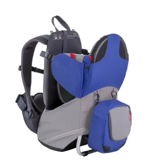 Phil&teds Parade Backpack Baby Carrier in Blue image {5}
