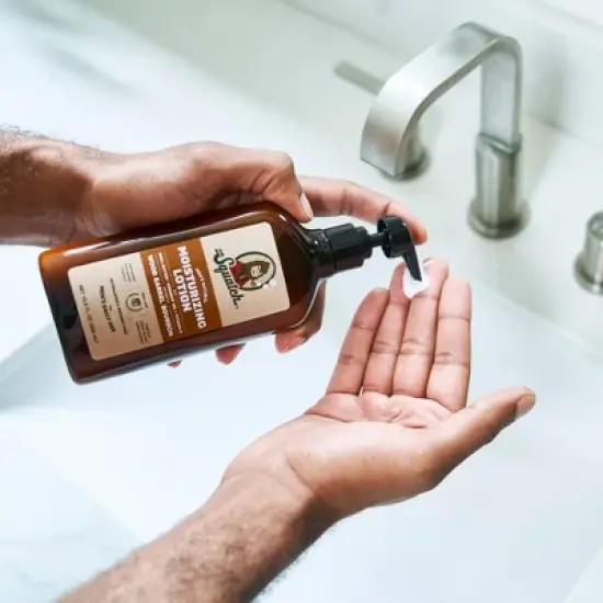 DR. SQUATCH Men's Natural Hand Lotion - Wood Barrel Bourbon - 10 fl oz image {4}
