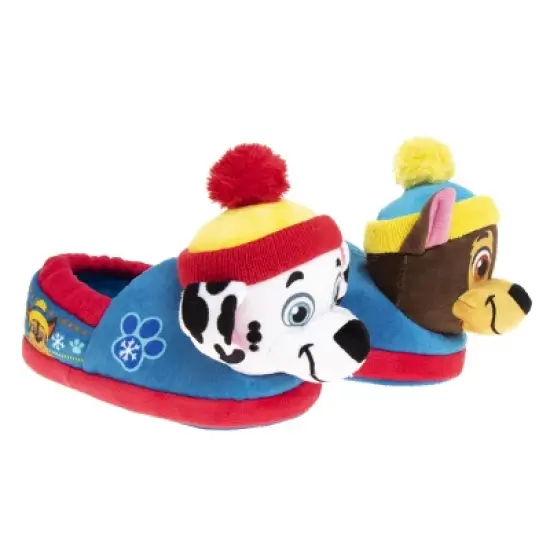 Nickelodeon Paw Patrol Marshall and Chase Boys Dual Sizes Slippers (Toddler) image {8}