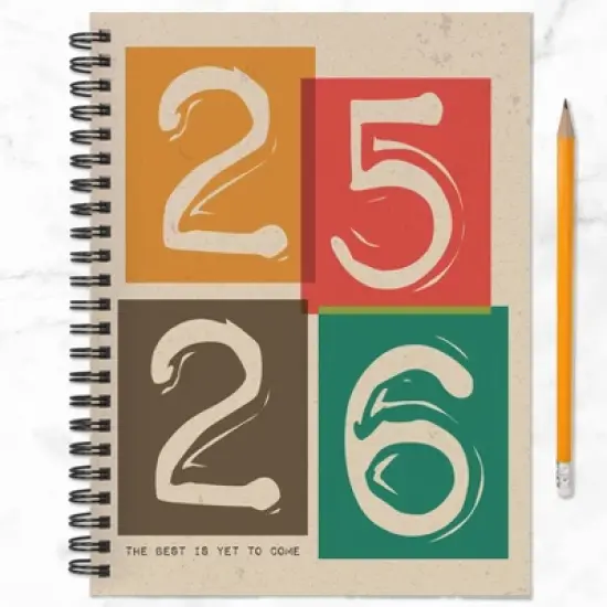 TF Publishing July 2025 - June 2026 Stamp Out Medium Weekly Monthly Planner image {5}