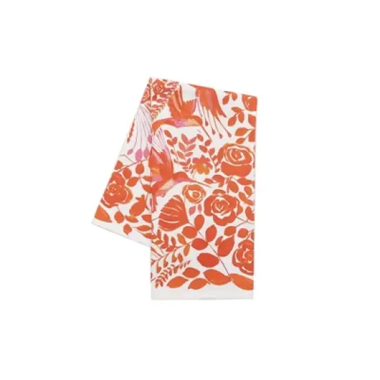 carol & frank Hummingbird Floral Printed Kitchen Towel image {1}