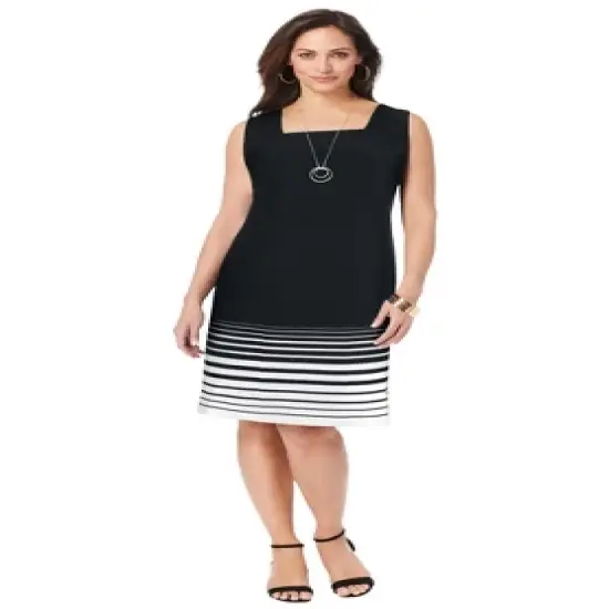 Jessica London Women&rsquo;s Plus Size Bi-Stretch Sheath Dress image {8}