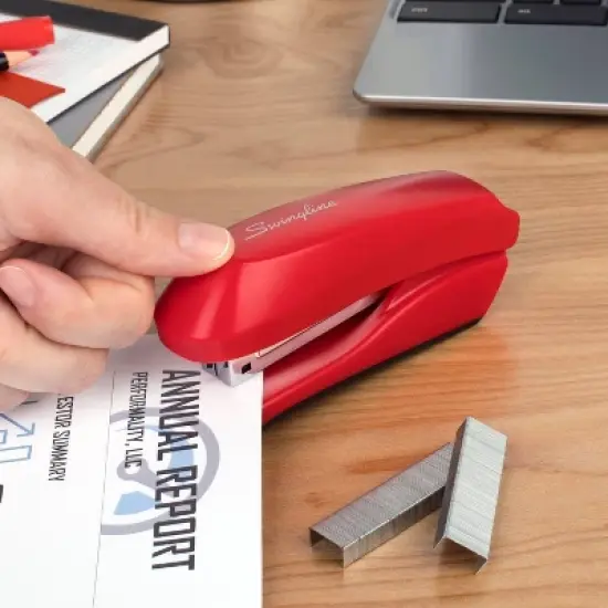 Swingline All-In-One Stapler Rio Red image {2}