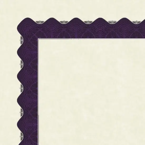 Great Papers Certificates 8.5" x 11" Beige and Matte Purple 100/Pack (961021) image {1}