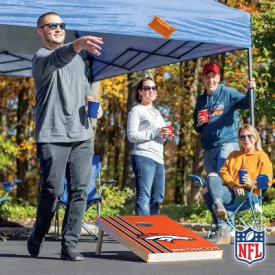 NFL Denver Broncos 2'x3' Wood Cornhole Set image {5}
