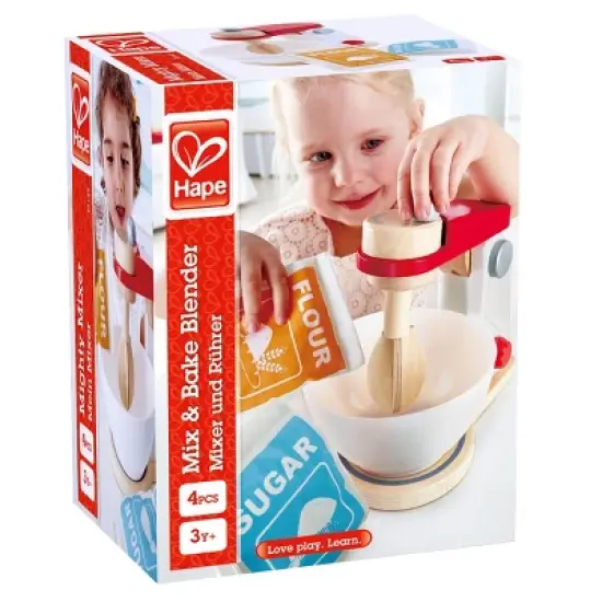 HAPE Mix & Bake Blender Wooden Play Set image {3}