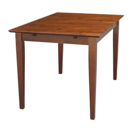 32"x48" Shaker Style Extendable Dining Table - International Concepts image {2}