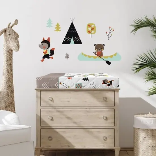 Sweet Jojo Designs Outdoor Adventure Changing Pad Cover image {1}