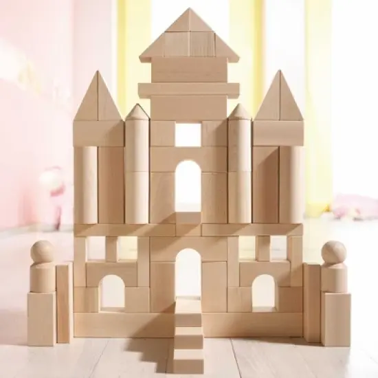 HABA Basic Building Blocks 60 Piece Large Starter Set (Made in Germany) image {1}