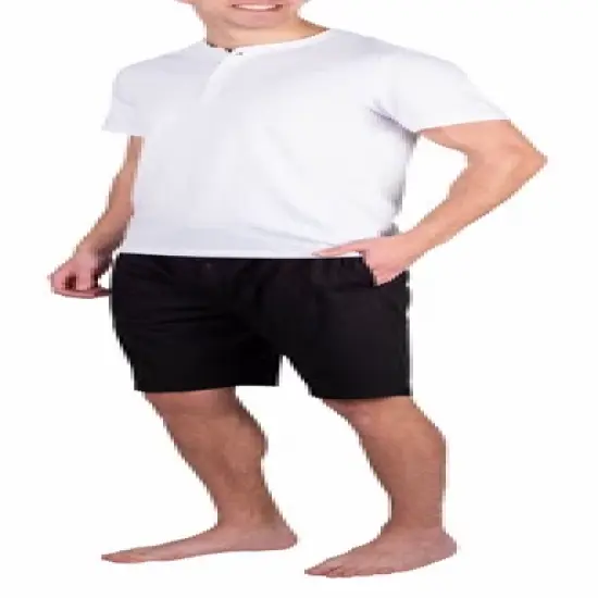 SLEEPHERO Men's Short Sleeve Henley Short Pajama Set image {6}