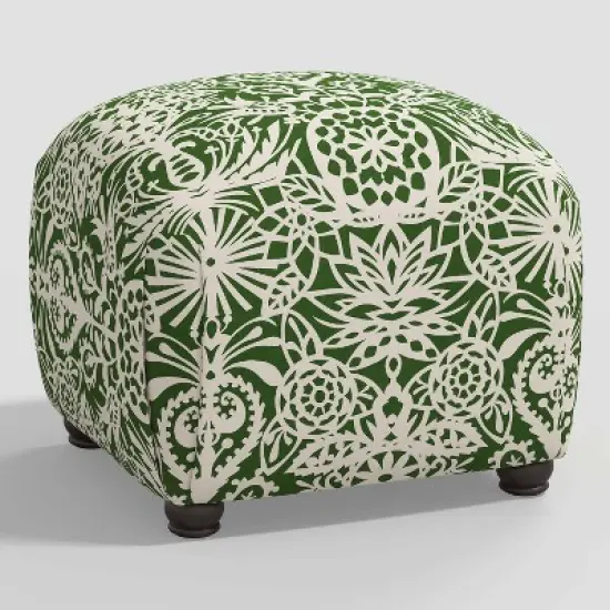 Poppy Ottoman in Damask - Skyline Furniture image {7}