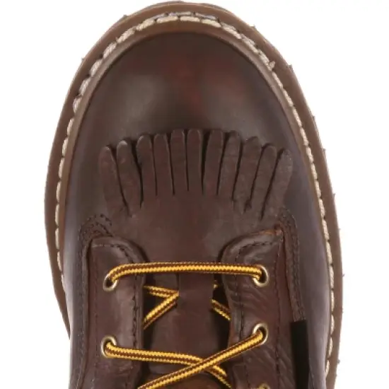 Men's Brown Georgia Boot Waterproof Logger Boot Size 10 image {5}