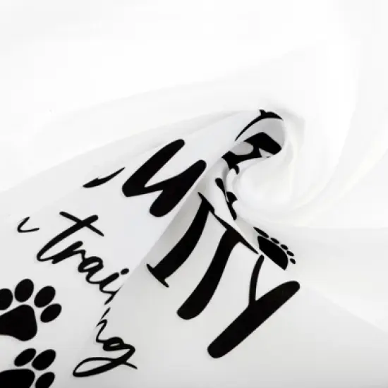 Unique Bargains Dog Bandana White 1 Pc image {3}