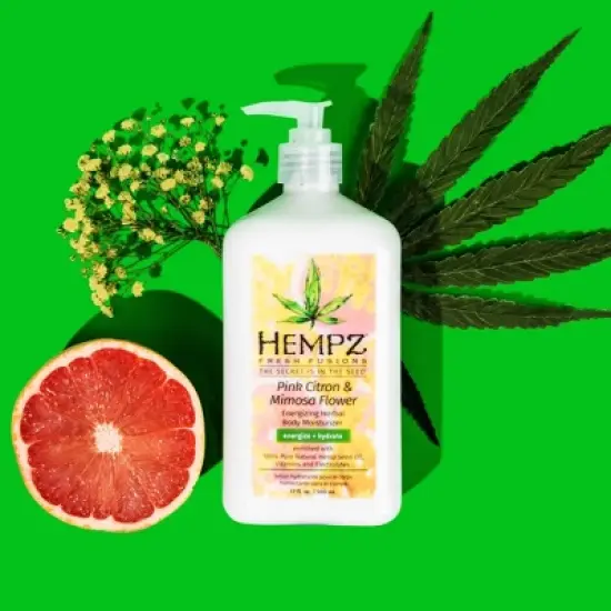 Hempz Fresh Fusions Pink Citron/Mimosa Flower Moisturizer Floral & Fruit - 17oz image {3}