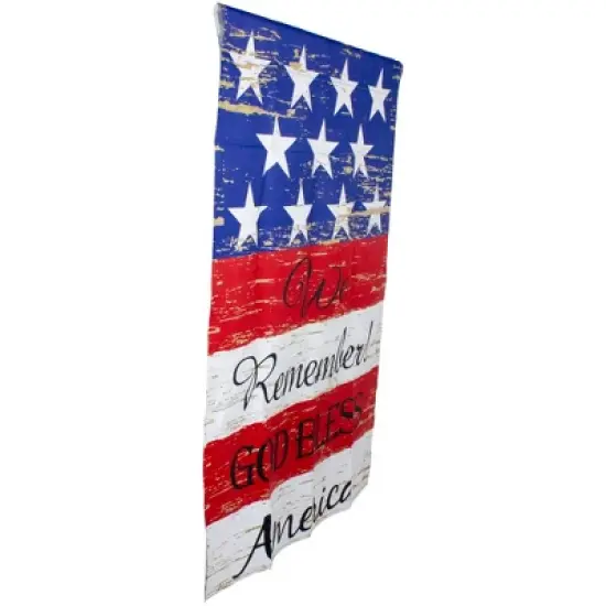 Northlight We Remember! Patriotic American Outdoor House Flag 40" x 28" image {3}