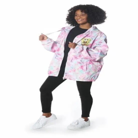 Members Only Women's SpongeBob Full Zip Jacket image {2}