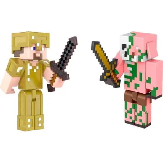 Minecraft Nether Portal Showdown Action Figures image {1}