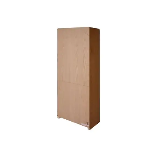 70" Bookcase with Lower Doors Brown - Martin Furniture image {2}