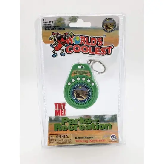 Super Impulse World's Coolest Parks & Rec Talking Keychain | 6 Quotes image {2}