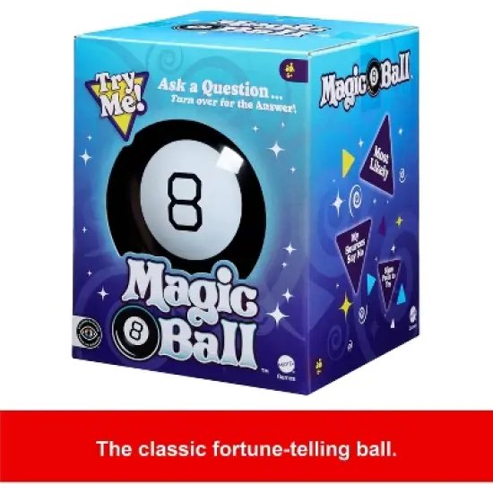 Magic 8 Ball Classic Fortune-Telling Novelty Toy image {4}