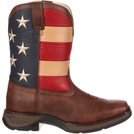 LIL' DURANGO Kid's Patriotic Western Flag Boot image {6}