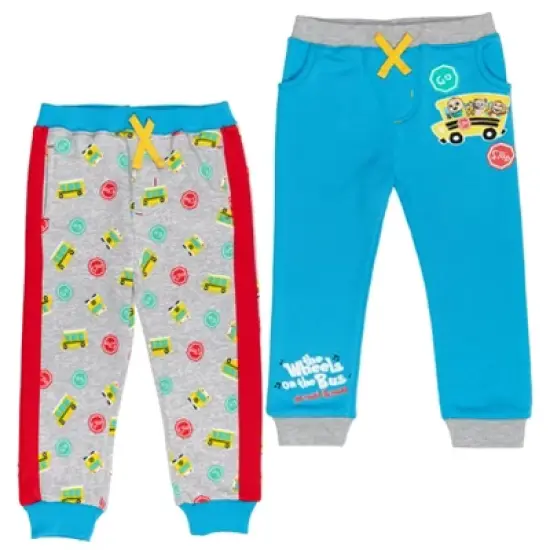 CoComelon JJ Fleece 2 Pack Jogger Pants Toddler image {7}