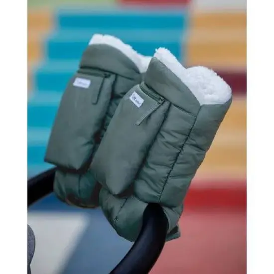 7AM Enfant Stroller Warmmuffts with Zipper - Pine image {3}
