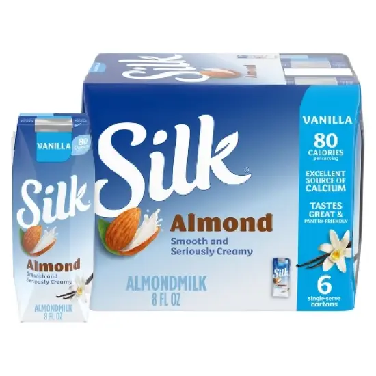 Silk Shelf Stable Non-Dairy Almond Milk image {14}