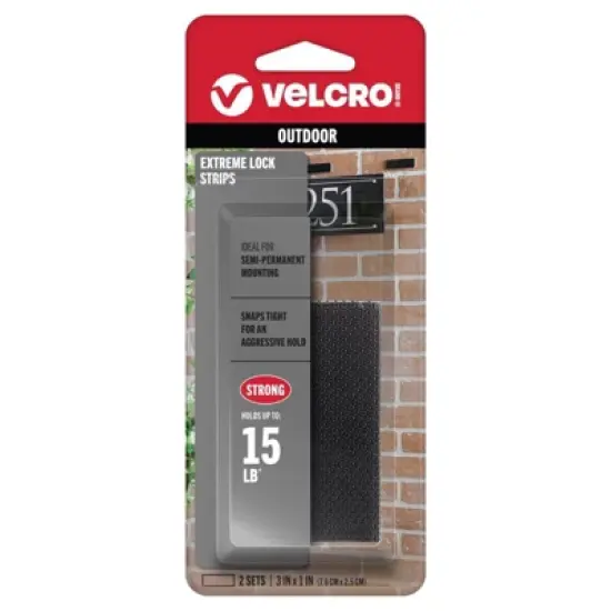 VELCRO Brand - ALF-LOK - Small - Plastic - Mounting Square - 3 in. - 2 Pack image {1}
