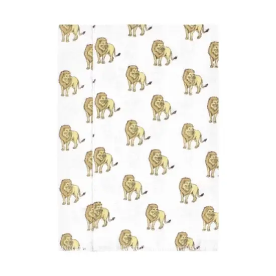 Hudson Baby Cotton Flannel Burp Cloths, Neutral Safari World 7-Pack, One Size image {5}