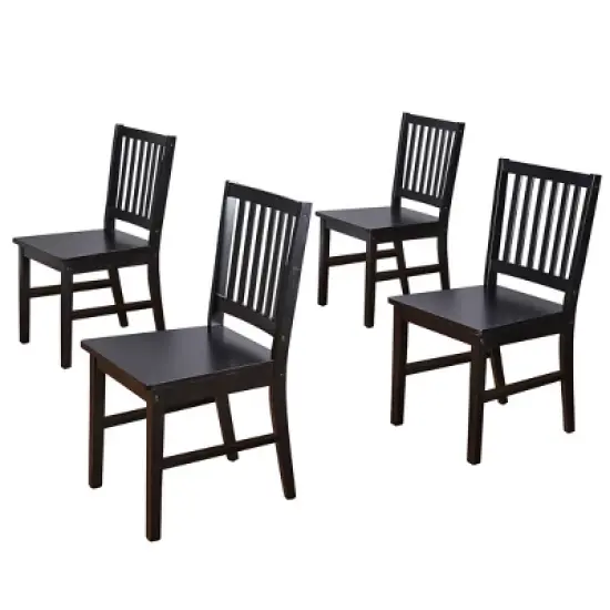 Set of 4 Contemporary Shaker Dining Chairs - Buylateral image {3}