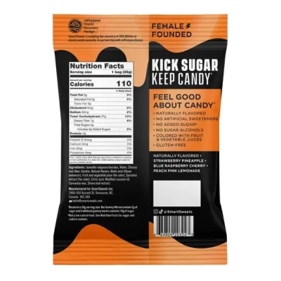 SmartSweets Halloween Gummy Worms Candy - 1.25oz image {1}