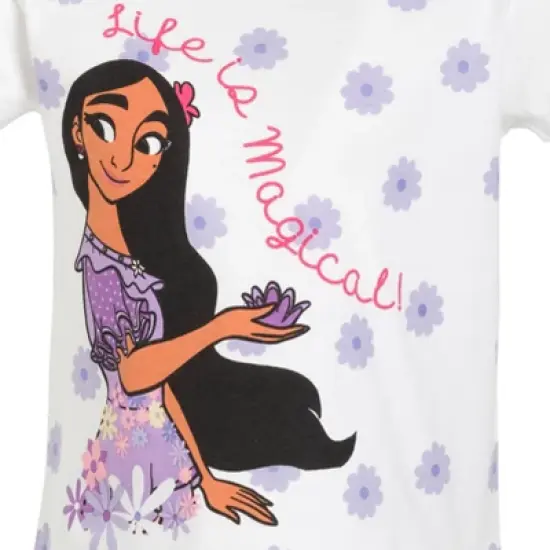 Disney Princess Ariel Cinderella Tiana Snow White Rapunzel Girls 3 Pack T-Shirts Toddler image {7}