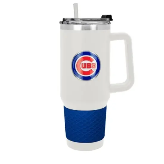 MLB Chicago Cubs Colossus Travel Mug - 40oz: Stainless Steel, Lidded Tumbler image {4}