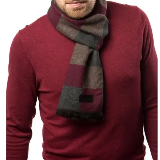 Mio Marino | Men's Cashmere Feel, 100% Cotton Fashion Winter Scarf image {11}