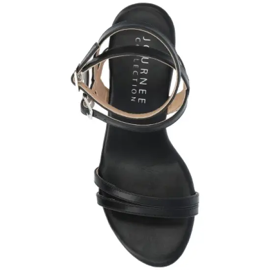 Journee Collection Womens Emerynn Tru Comfort Foam Platform Clog Multi Strap Sandals image {3}