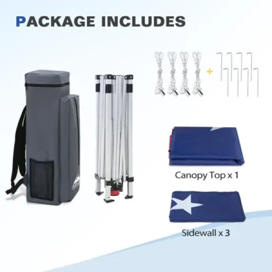 EAGLE PEAK Aluminum Day Tripper Canopy image {8}