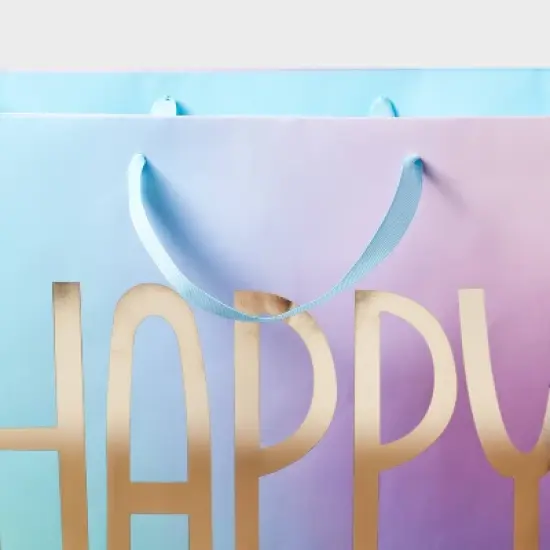Happy Birthday Ombre Jumbo Gift Bag - Spritz&trade; image {2}